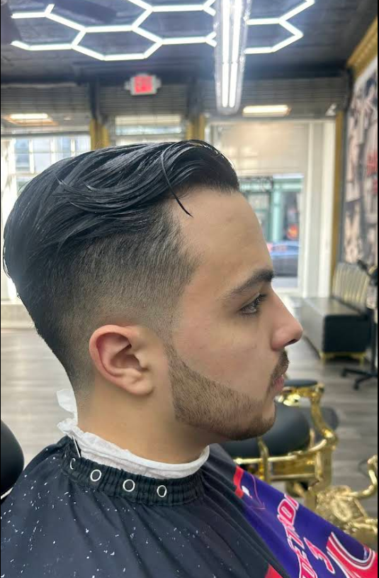 Fresh fade haircut at 5 Star Barbershop in Norwalk CT